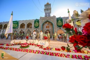 مراسم صبحگاهی قرائت زیارت امین الله در اعیاد خجسته شعبانیه  3