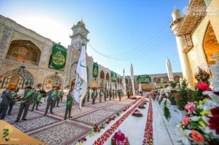 مراسم صبحگاهی قرائت زیارت امین الله در اعیاد خجسته شعبانیه  5