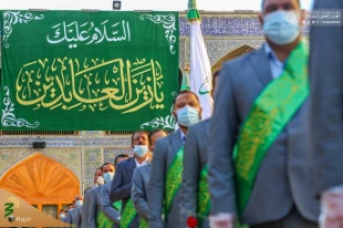 مراسم صبحگاهی قرائت زیارت امین الله در اعیاد خجسته شعبانیه  6