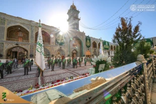 مراسم صبحگاهی قرائت زیارت امین الله در اعیاد خجسته شعبانیه  9