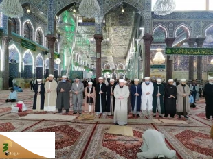 تشرف علمای اهل سنت ترکیه به حرم حسینی+عکس
 2