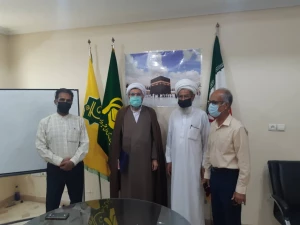 دیدار هیئت رئیسه انجمن تعزیه با مسئول کمیته فرهنگی و آموزشی ستاد اربعین هرمزگان