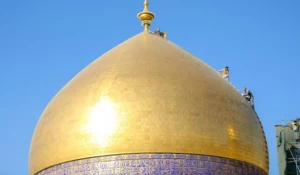 حرم علوی در آستانه ماه رمضان شست‌‎وشو شد
