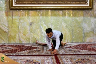 در آستانه ماه رمضان؛
حرم حضرت عباس (ع) با هزار فرش جدید، مفروش شد + تصاویر 5