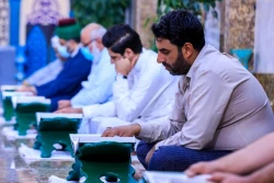 حال و هوای قرآنی حرم حضرت ابوالفضل العباس(ع) در ماه رمضان+تصاویر 4