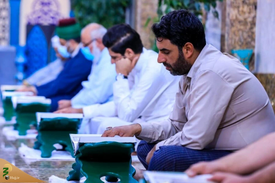 حال و هوای قرآنی حرم حضرت ابوالفضل العباس(ع) در ماه رمضان+تصاویر 4
