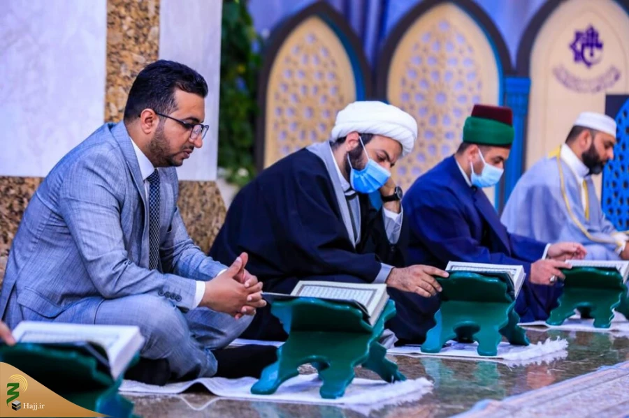 حال و هوای قرآنی حرم حضرت ابوالفضل العباس(ع) در ماه رمضان+تصاویر 9