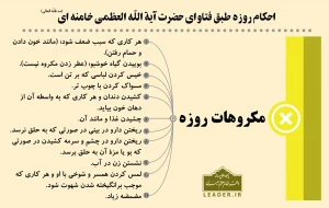 آنچه برای روزه دار مکروه است