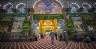 حرم امام حسین (ع) در آستانه میلاد کریم اهل بیت تزئین شد+عکس
 2