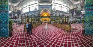 حرم امام حسین (ع) در آستانه میلاد کریم اهل بیت تزئین شد+عکس
 2