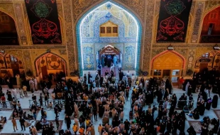 برگزاری عزاداری ایام شهادت امیرالمؤمنین در حرم آن حضرت 3