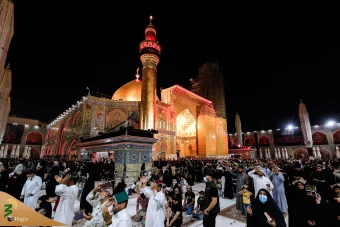 مراسم احیای شب نوزدهم در حرم مطهر امیرالمومنین علی (ع) 8