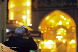 مراسم احیاء شب بیست‌و یکم‌ رمضان در حرم رضوی 4