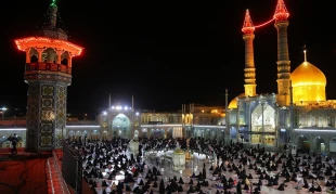 احیای شب بیست و یکم ماه مبارک رمضان در حرم حضرت معصومه (س)+عکس 8