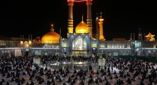 احیای شب بیست و یکم ماه مبارک رمضان در حرم حضرت معصومه (س)+عکس 10