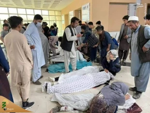 Supervisor of Iranian Pilgrims condolences to the Afghanistan Hajj Minister following the terrorist attack in Kabul 3