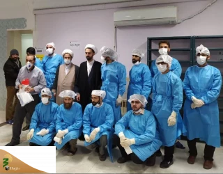 فعالیت ۲۵۰ طلبه در موج چهارم کرونا