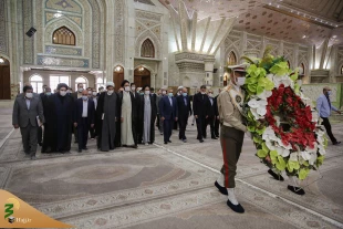 Coordination Council of Supreme Leader Delegation Office and Hajj Organization meets in the Holy Shrine of Imam Khomeini (RA) 7