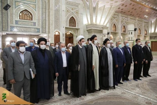 Coordination Council of Supreme Leader Delegation Office and Hajj Organization meets in the Holy Shrine of Imam Khomeini (RA) 8
