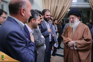 دیدارهای فعالان حوزه‌ی علم و فناوری با حضرت آیت‌الله خامنه‌ای 5