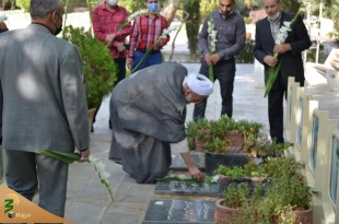تجدید میثاق کارگزاران حج اصفهان  با شهدا در بزرگداشت هفته حج 3