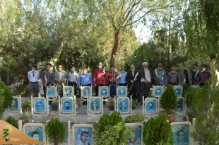 تجدید میثاق کارگزاران حج اصفهان  با شهدا در بزرگداشت هفته حج 4