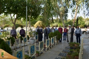 تجدید میثاق کارگزاران حج اصفهان  با شهدا در بزرگداشت هفته حج 5