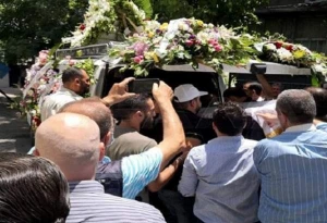 مراسم تشییع پیکر «احمد جبریل» در دمشق برگزار شد