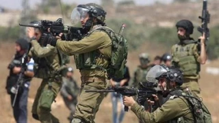 زخمی شدن بیش از120 فلسطینی در درگیری با نظامیان اسرئیلی در نابلس
