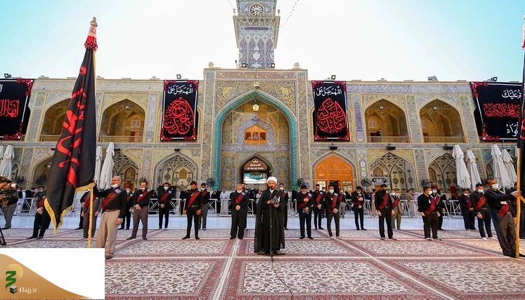 عزاداری شهادت امام جواد(ع) در ایوان نجف برگزار شد 2