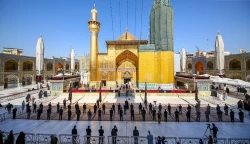 عزاداری شهادت امام جواد(ع) در ایوان نجف برگزار شد 3