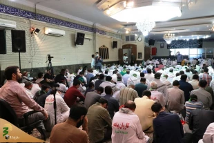 اعزام کاروان زائران پیاده از مشهد به کربلای معلا  3