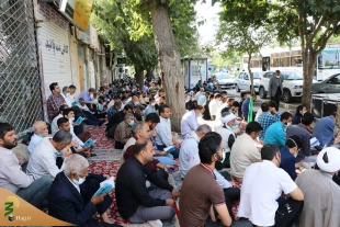 اعزام کاروان زائران پیاده از مشهد به کربلای معلا  6