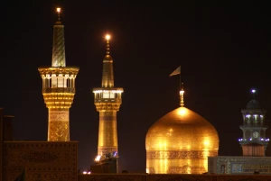 برگزاری مراسم شب شهادت امام باقر(ع) در حرم مطهر رضوی
