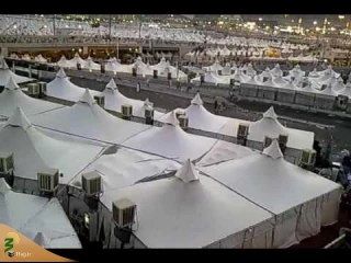 حجاج پس از وقوف در عرفات به سرزمین منا رفتند