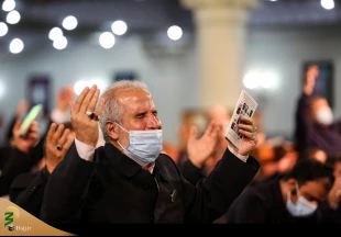 اقامة مراسم قراءة دعاء عرفة للامام حسين (ع) قرب ضريح السيد عبدالعظيم الحسني
 2