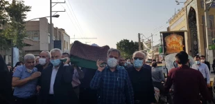 مراسم تشییع و تدفین حجت‌الاسلام رضوانی در قم برگزار شد
 2