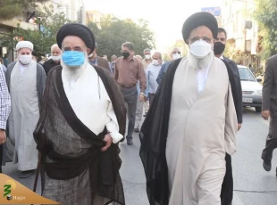 مراسم تشییع و تدفین حجت‌الاسلام رضوانی در قم برگزار شد
 2