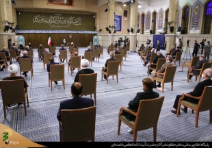 آخرین دیدار رییس جمهور و هیئت دولت دوازدهم با رهبر انقلاب 4