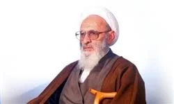 مراسم وداع با پیکر علامه حسن زاده آملی در روز اربعین