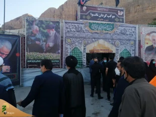 با حضور نماینده ولی فقیه در امور حج وز یارت برگزار شد؛

یادواره شهدای شهر خانوک 8