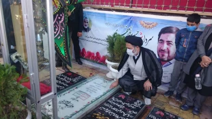 با حضور نماینده ولی فقیه در امور حج وز یارت برگزار شد؛

یادواره شهدای شهر خانوک 14