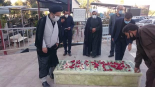با حضور نماینده ولی فقیه در امور حج وز یارت برگزار شد؛

یادواره شهدای شهر خانوک 13