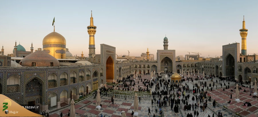 تعویض پرچم گنبد حرم مطهر رضوی همزمان با سوم ربیع الاول
 19