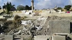 اعتراض فلسطینیان به تخریب قبور مسلمانان در قدس 2