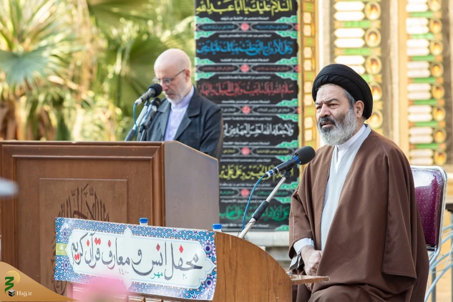 برگزاری محفل انس و معارف قرآن کریم با حضور استاد ابوالقاسمی در حج و زیارت 7
