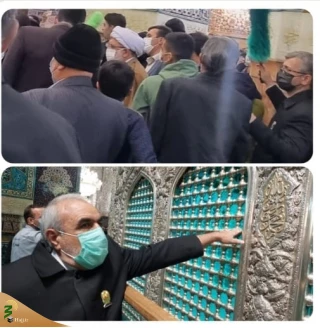 زیارت ضریح امام رضا (ع) امکان پذیر شد