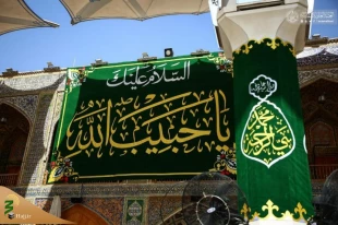 آذین بندی آستان مطهر علوی به مناسبت میلاد پیامبر مکرم اسلام(ص) 5