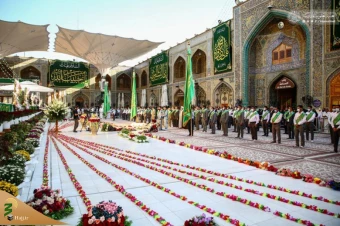 جشن میلاد پیامبر اسلام (ص) در حرم علوی (ع) 2