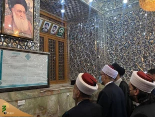 تشرف هیئتی از الازهر مصر به حرم حضرت امیرالمومنین(ع) 3